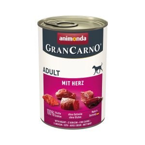 KONSERVAI ŠUNIMS Animonda Grancarno Adult 400 g. su kiauliena su jaučio širdim