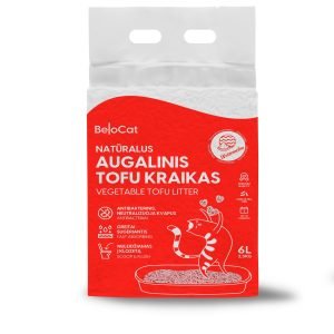KAČIŲ KRAIKAS "Belocat" TOFU-6 L/2,5 Kg., (Watermelon) 100% NATŪRALUS KRAIKAS