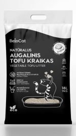 KAČIŲ KRAIKAS „BeloCat” TOFU-18L/7Kg., (bekvapis) 100% NATŪRALUS KRAIKAS